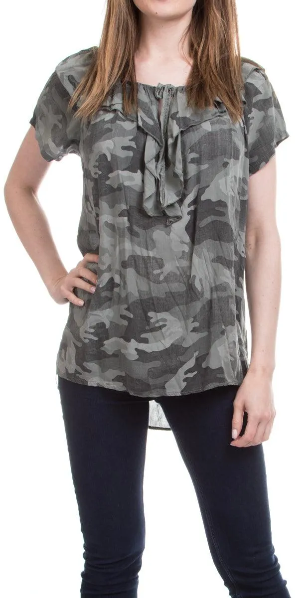 Alba Camo Top