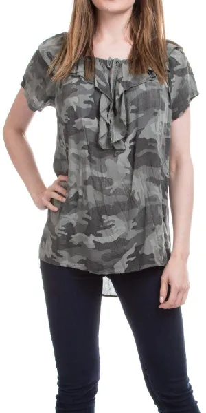 Alba Camo Top