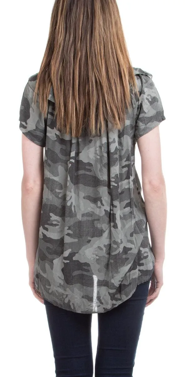 Alba Camo Top