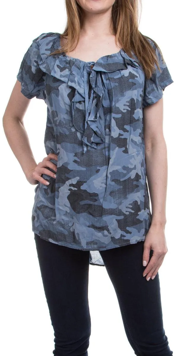 Alba Camo Top