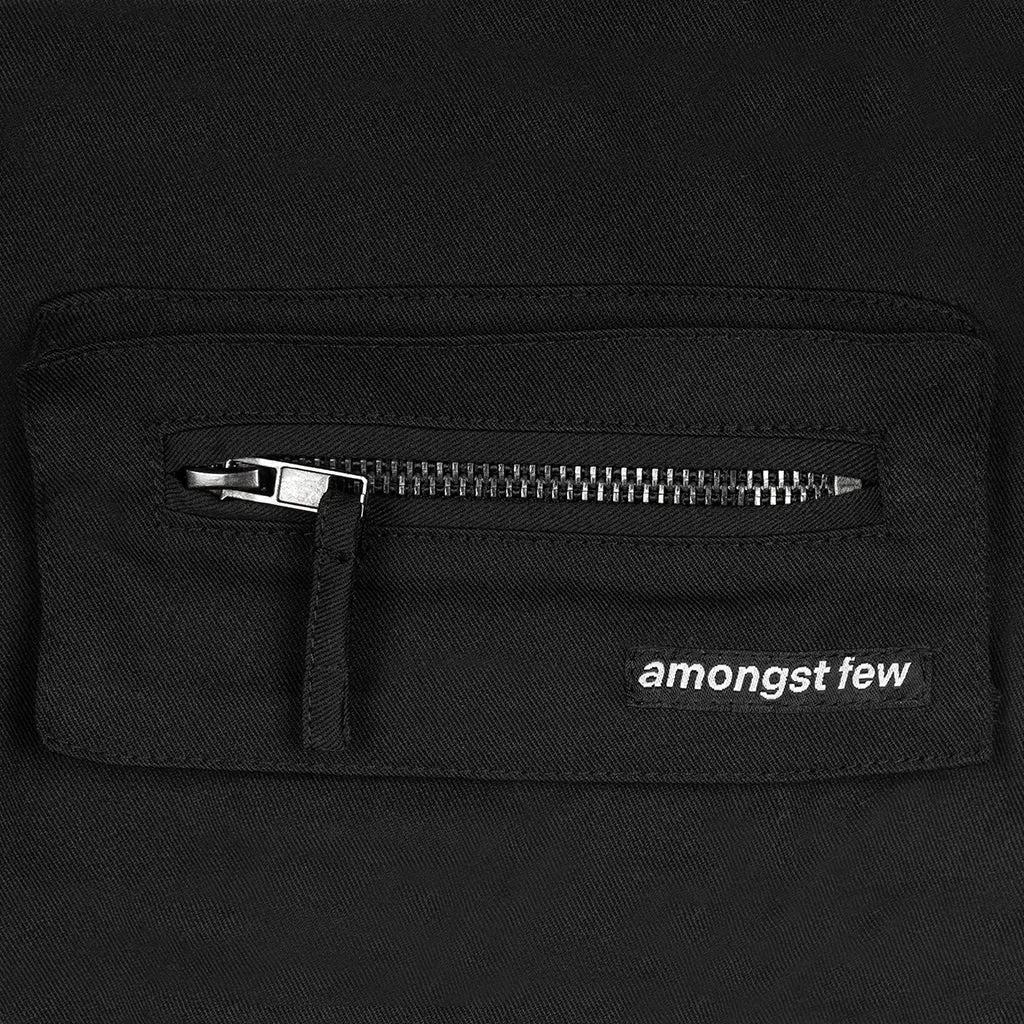 amongst few -  Sport Quarter Zip Jacket (Black)