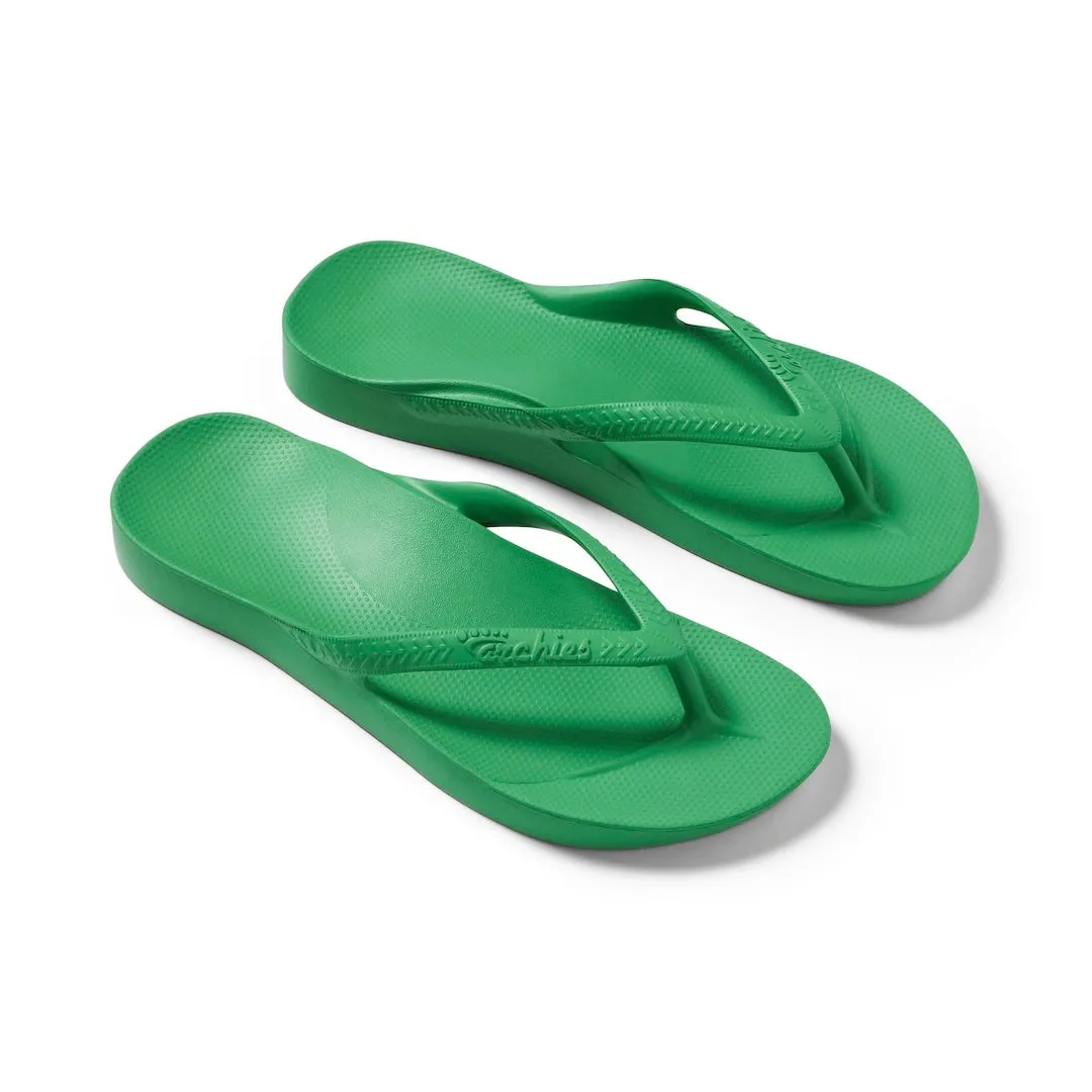 Arch Support Thongs - Classic - Kelly Green