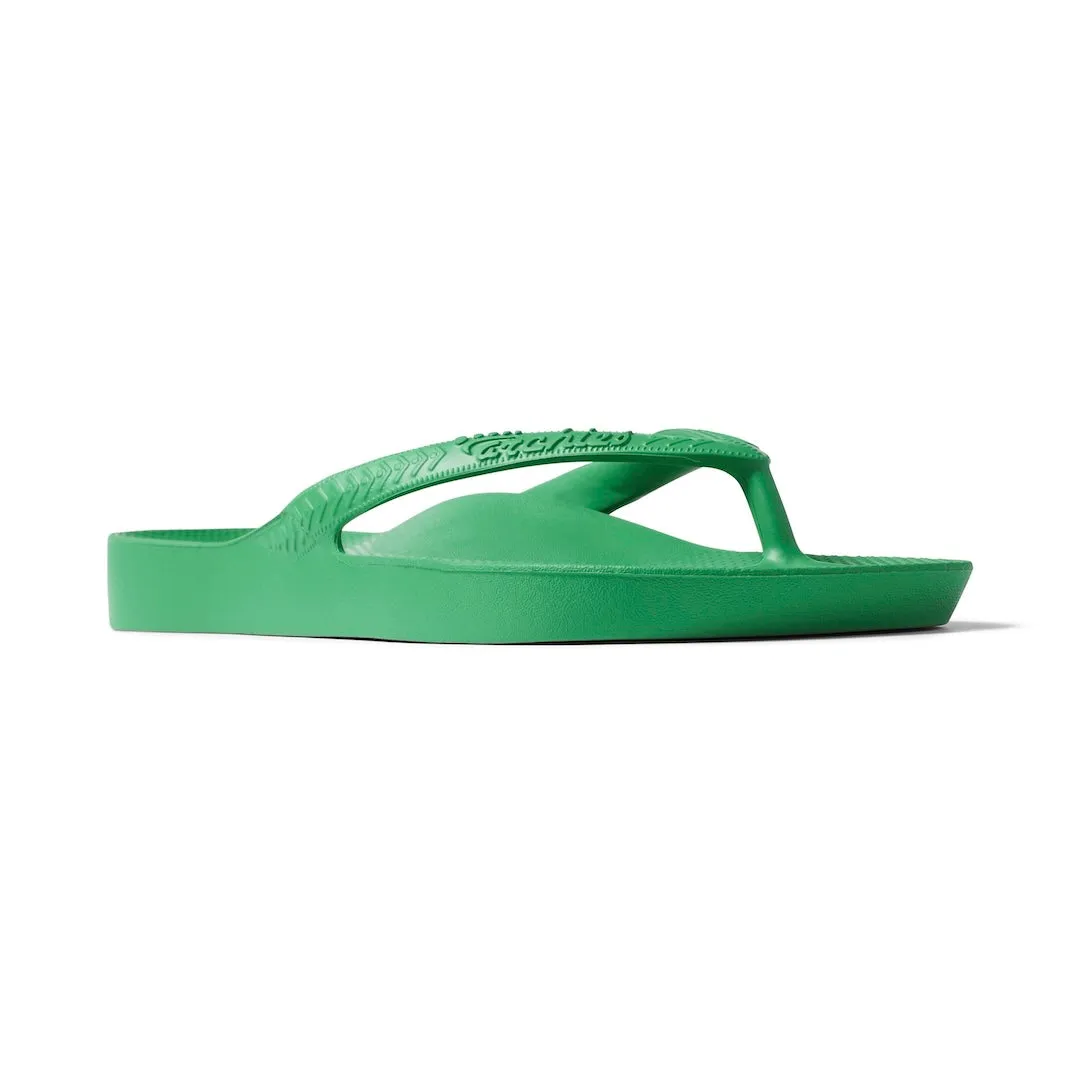 Arch Support Thongs - Classic - Kelly Green