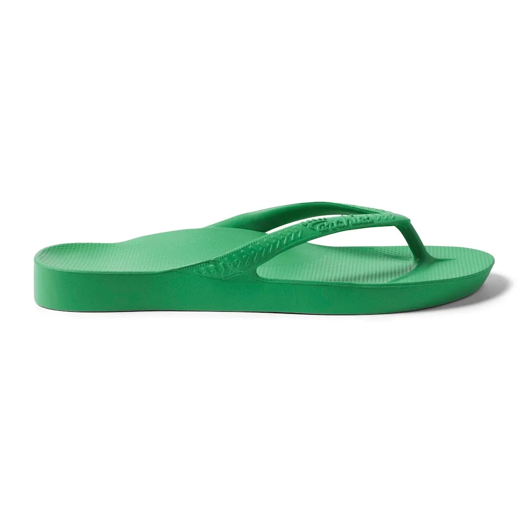 Arch Support Thongs - Classic - Kelly Green