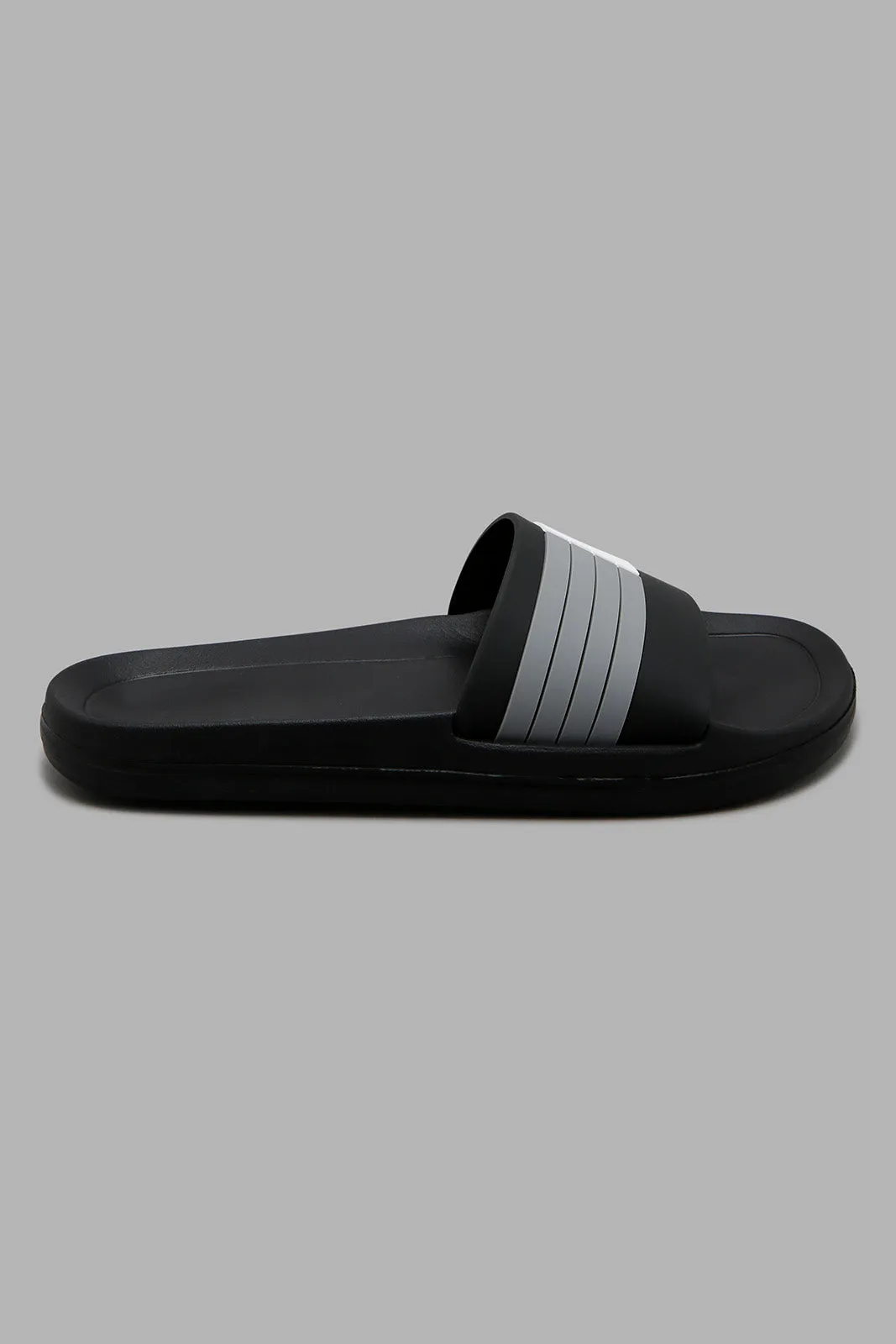 Black Striped Slide