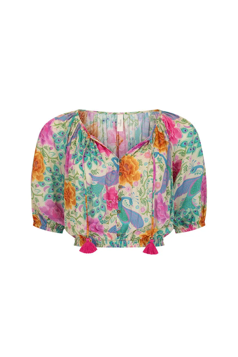 Bohème Cropped Blouse