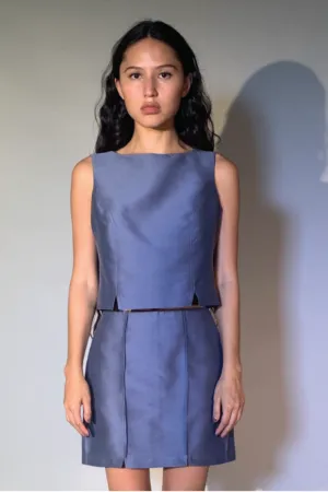Chelsea Mak - Yvette Top: Blue