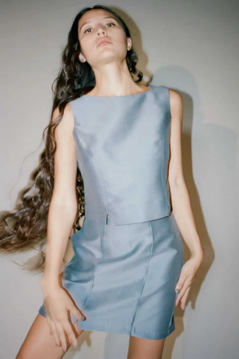 Chelsea Mak - Yvette Top: Blue