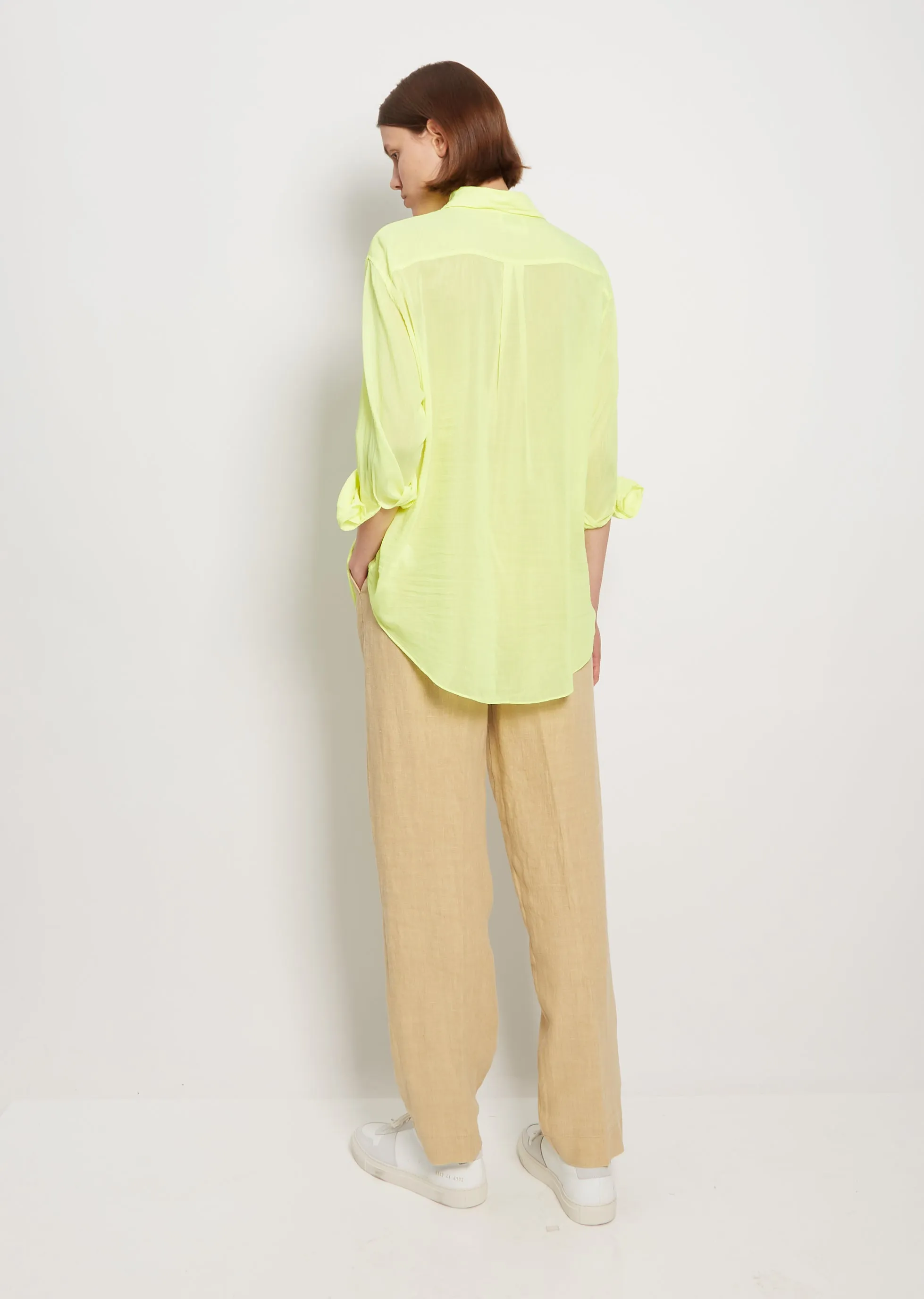 Cotton Silk Voile Shirt