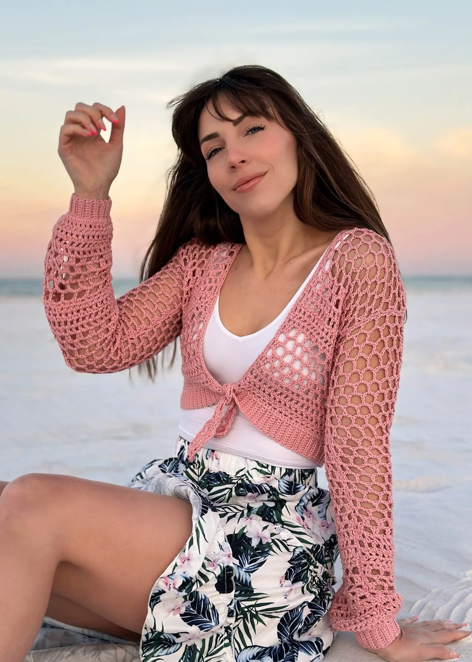 Crochet Kit - Ocean Tied Cardi
