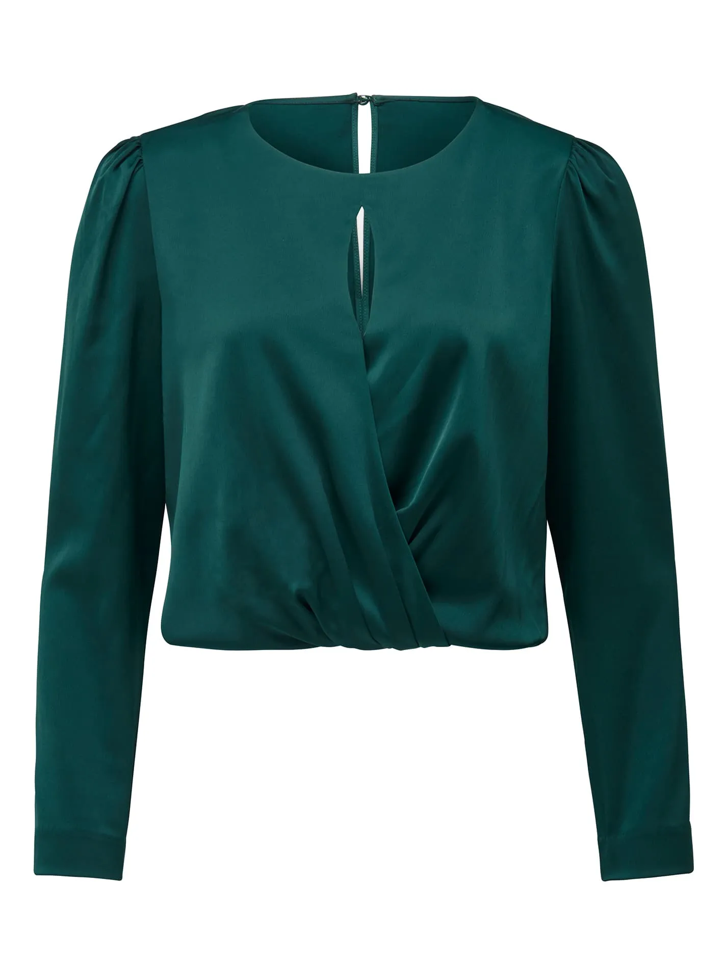 Daniella Satin Wrap Top