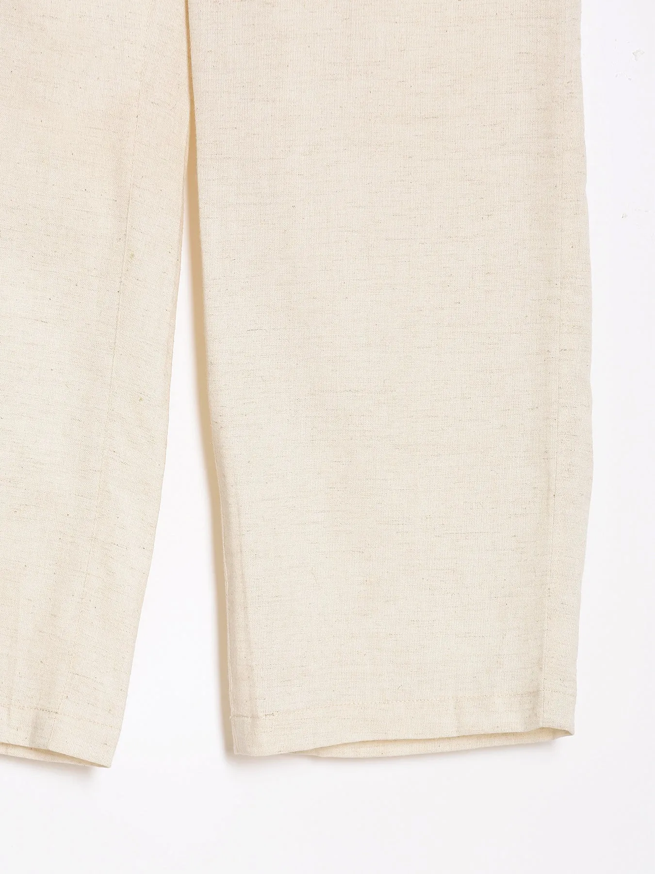 Ecru Airy Linen Pants