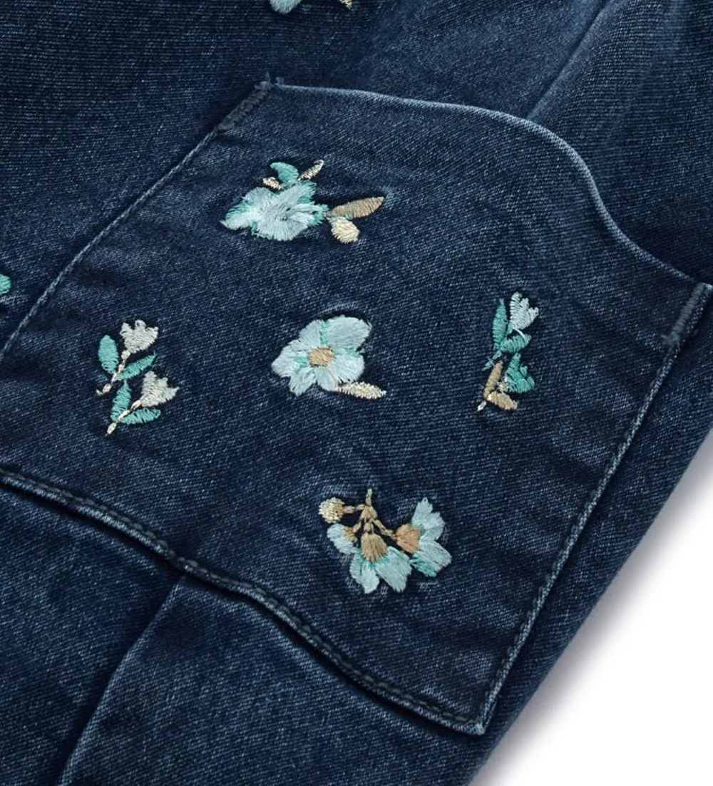 FLORAL SPARK SNAP JEANS