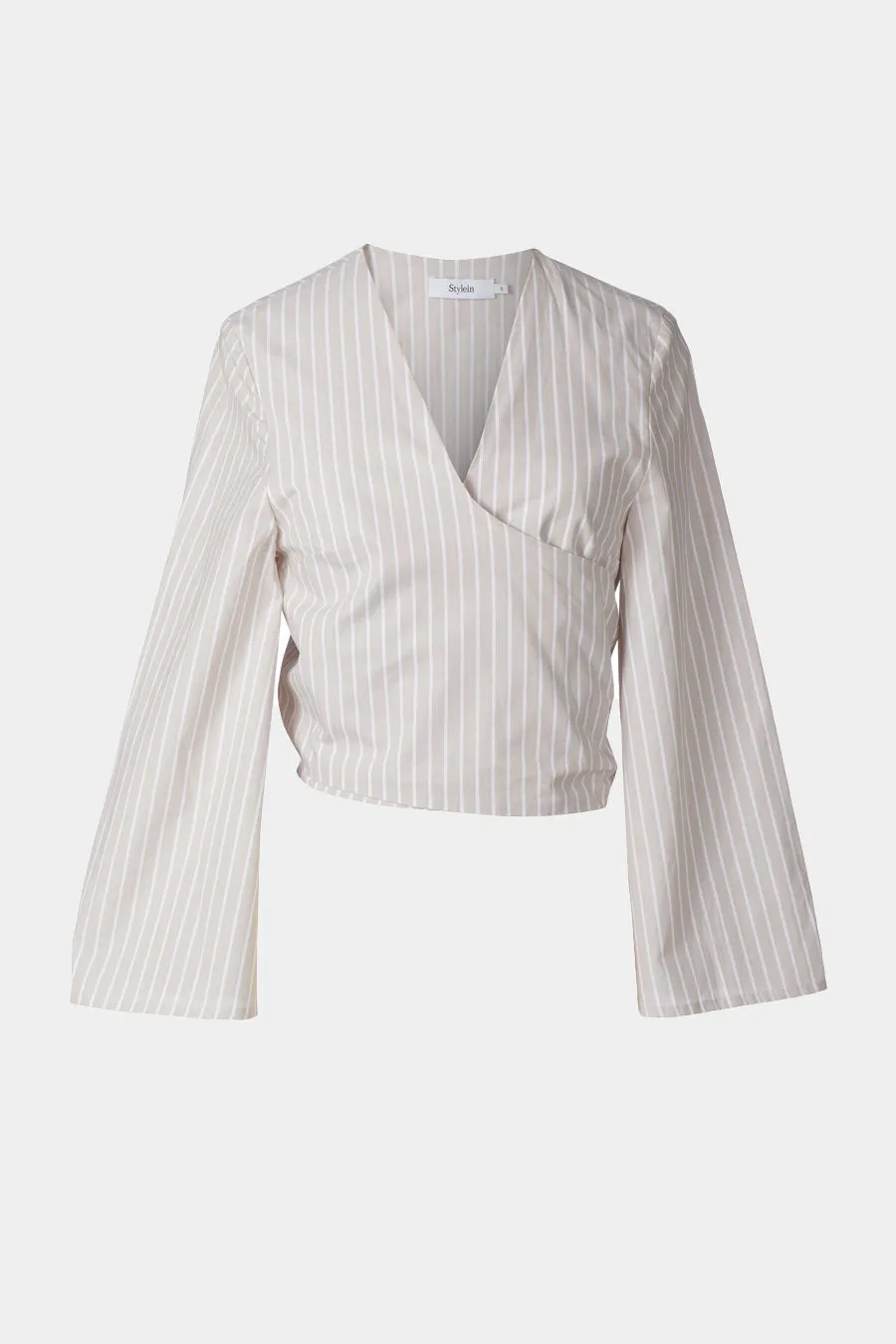 JOANNA TOP - BEIGE STRIPED