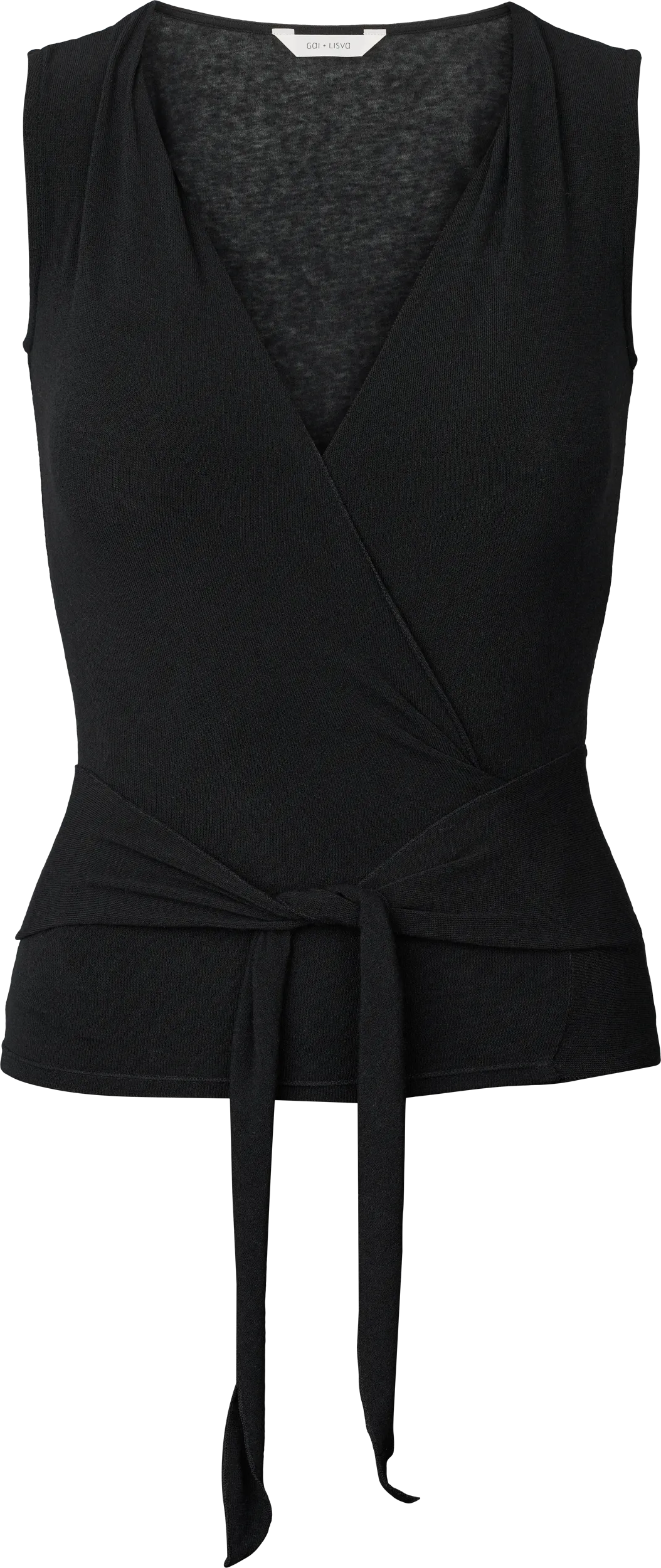 Julie Wrap Top - Black