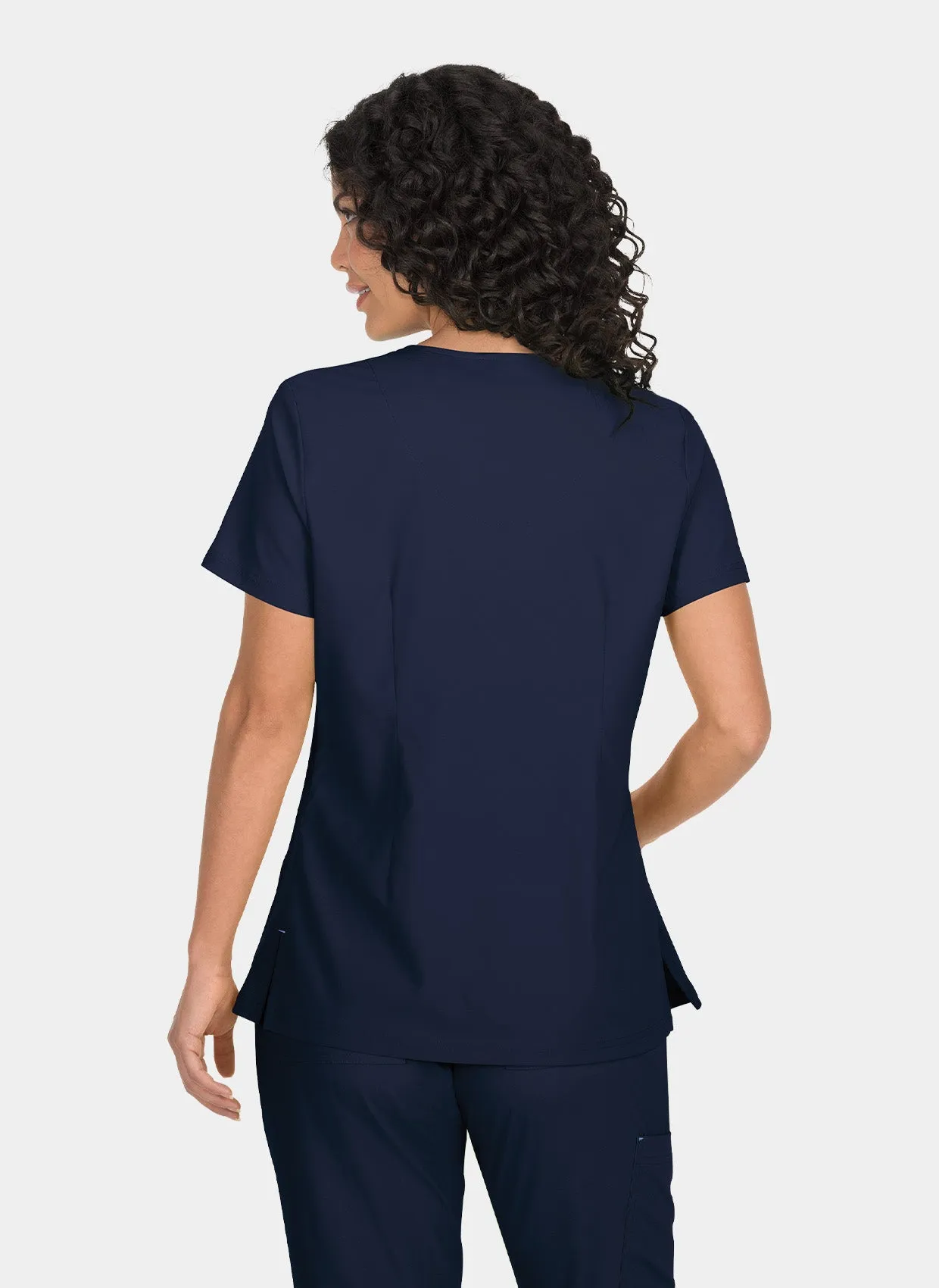 Koi Basics Katie Scrub Top -  Navy
