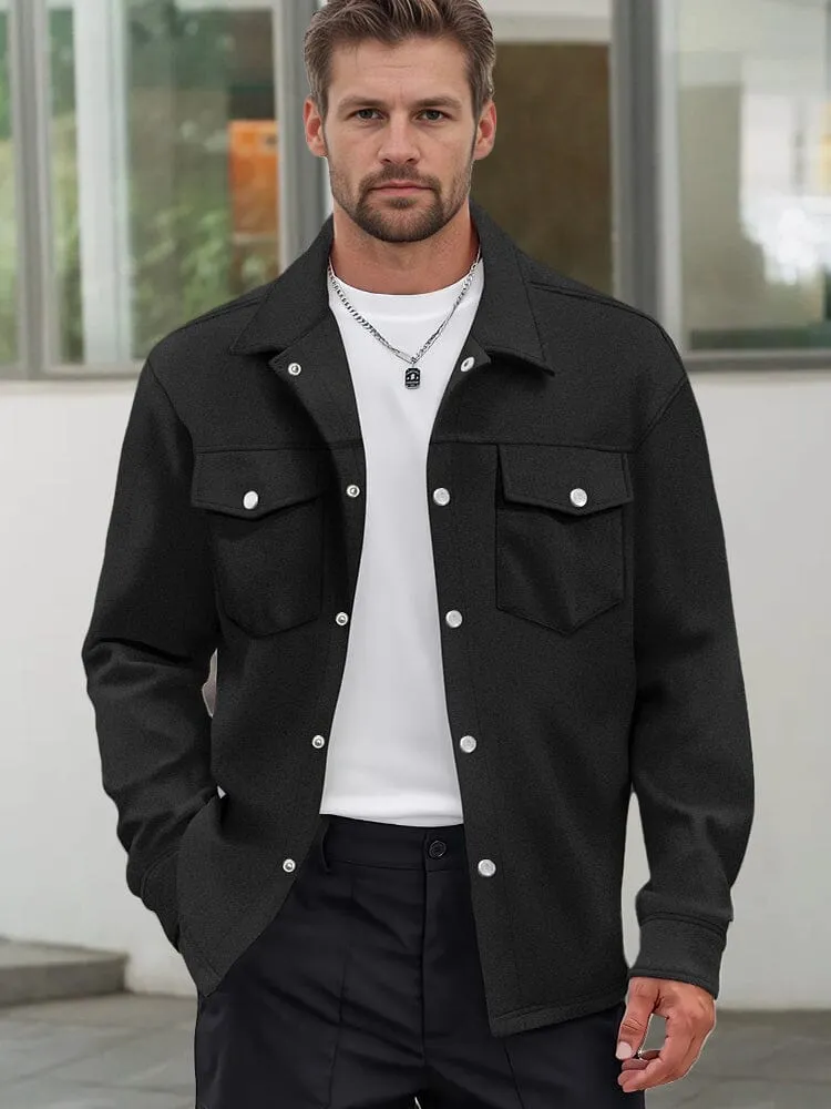 Leisure Utility Double Pockets Jacket