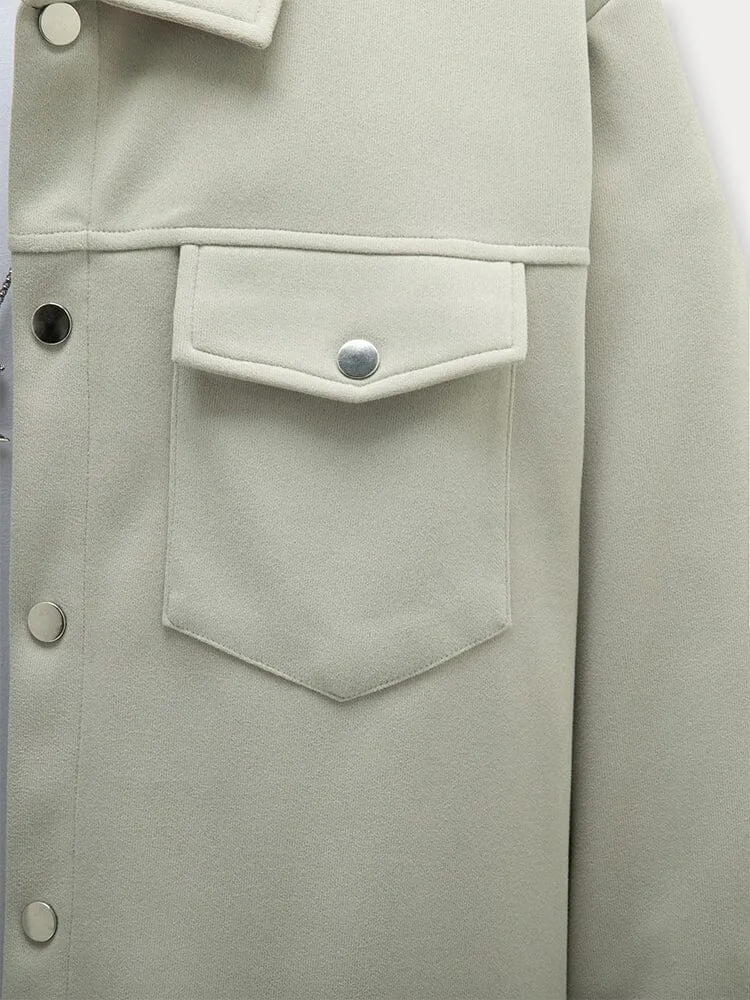 Leisure Utility Double Pockets Jacket