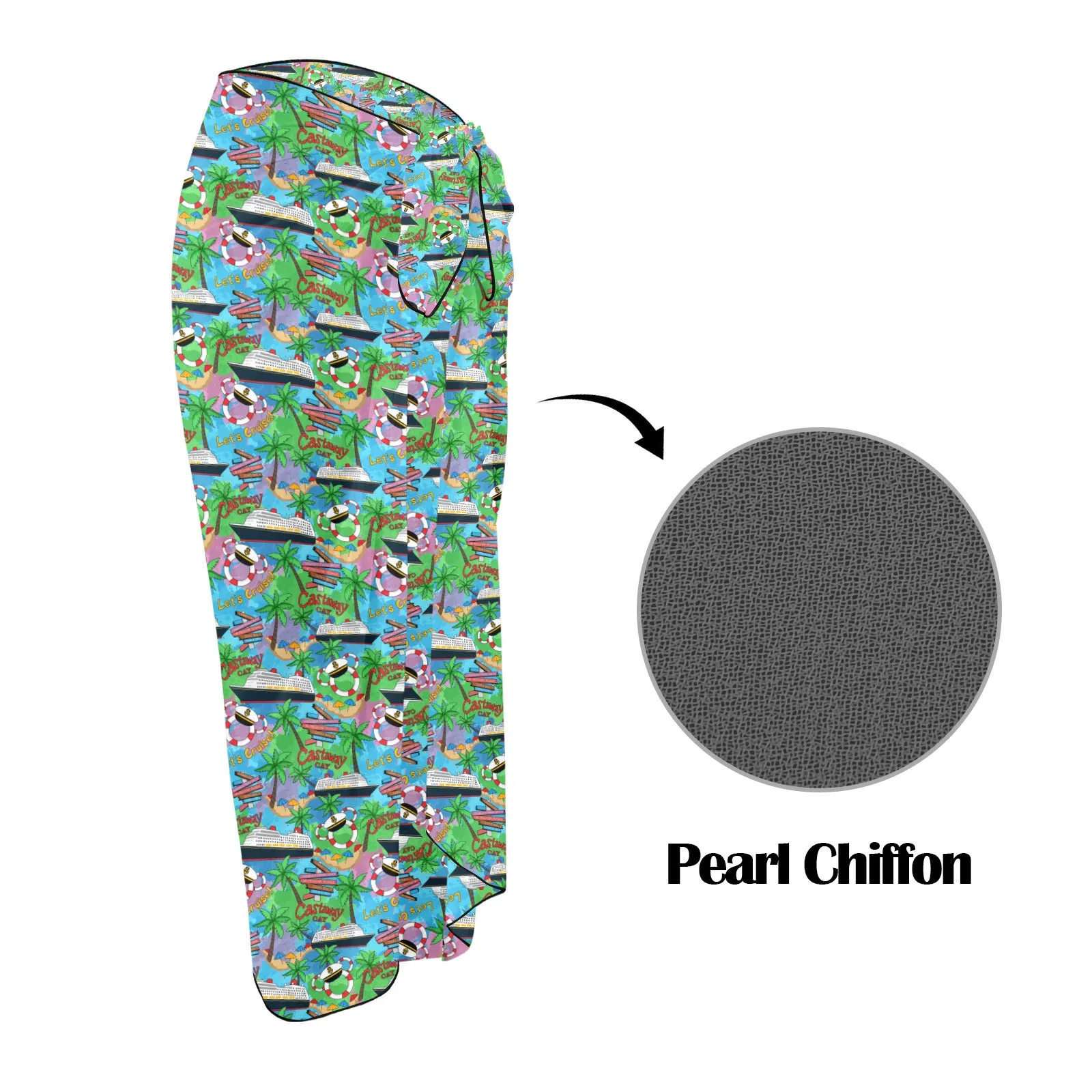Let's Cruise Long Beach Sarong Wrap