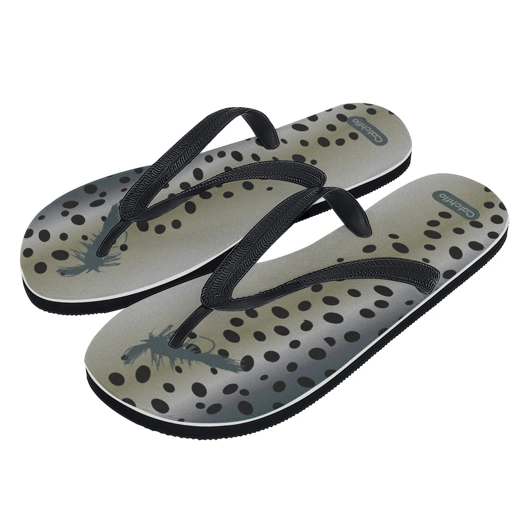 Mens David Hartlin   Catchflo Salmontown Smooth AS Flip Flops