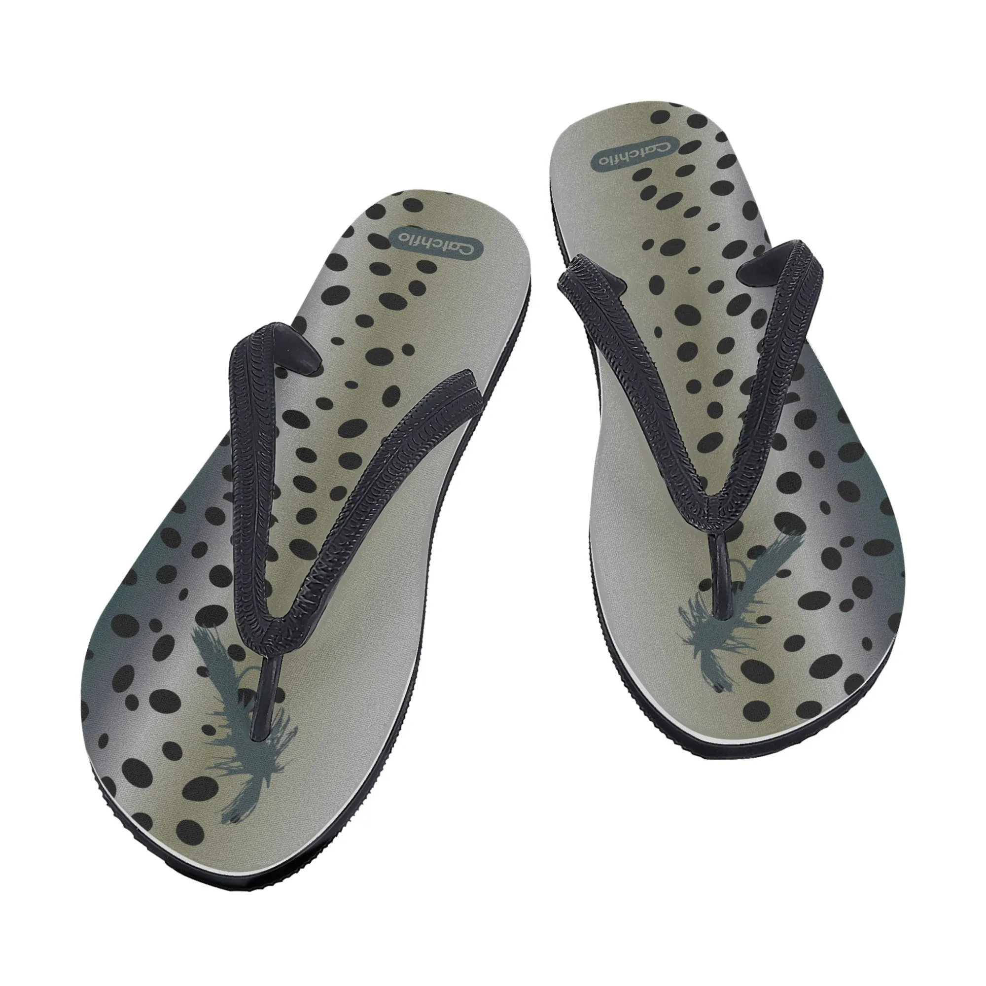Mens David Hartlin   Catchflo Salmontown Smooth AS Flip Flops