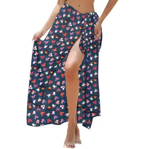 Mickey Flags Long Beach Sarong Wrap