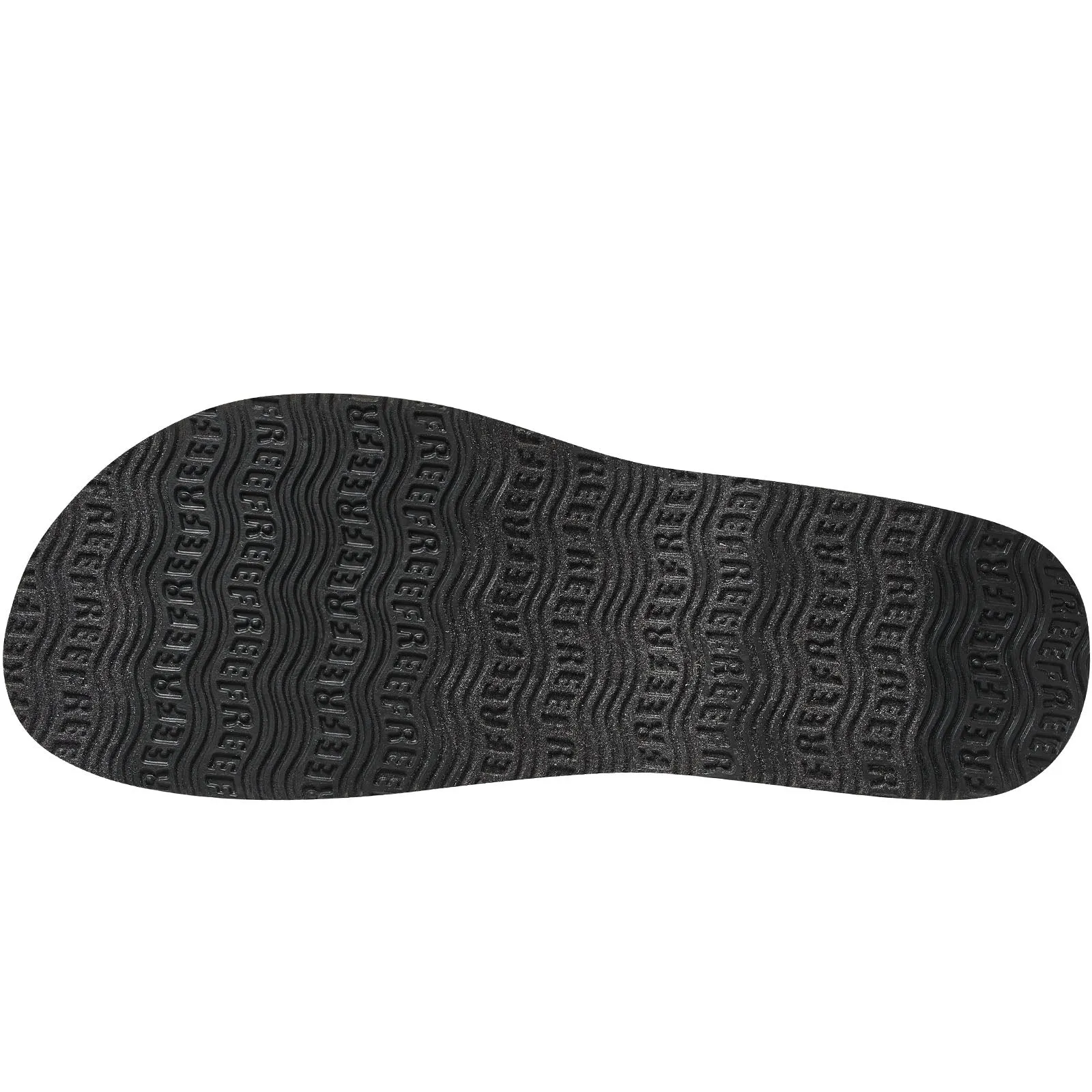 Reef Womens Sandy Hi Summer Chunky Sole Flip Flops - Black