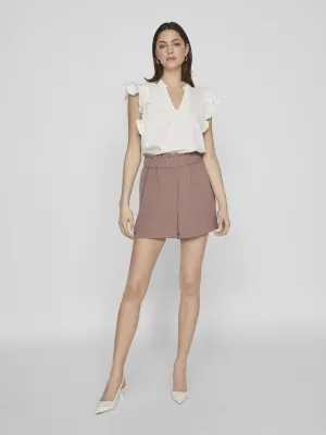 Rella Paperbag Shorts (Mauve)