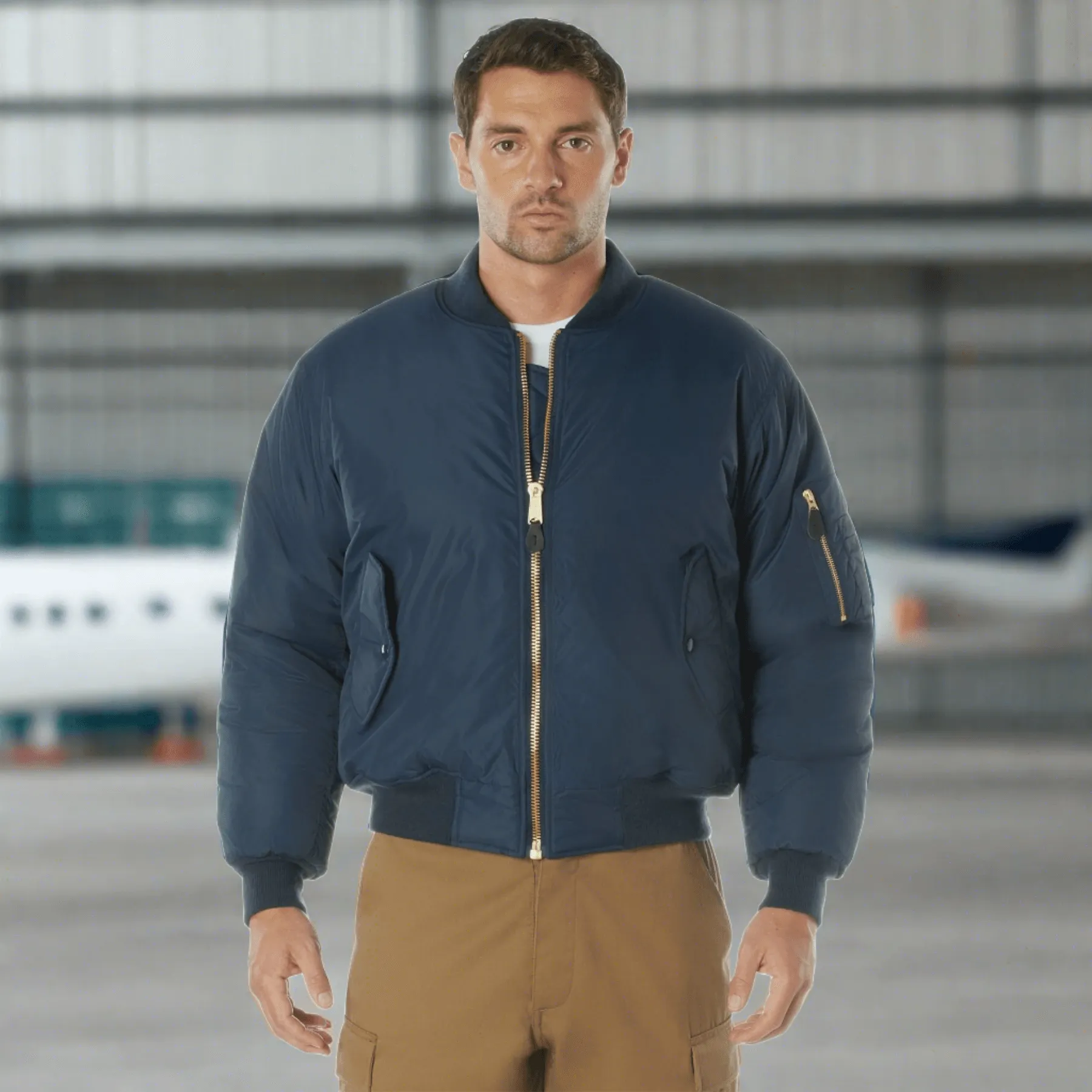 Rothco Enhanced Nylon MA-1 Flight Jacket