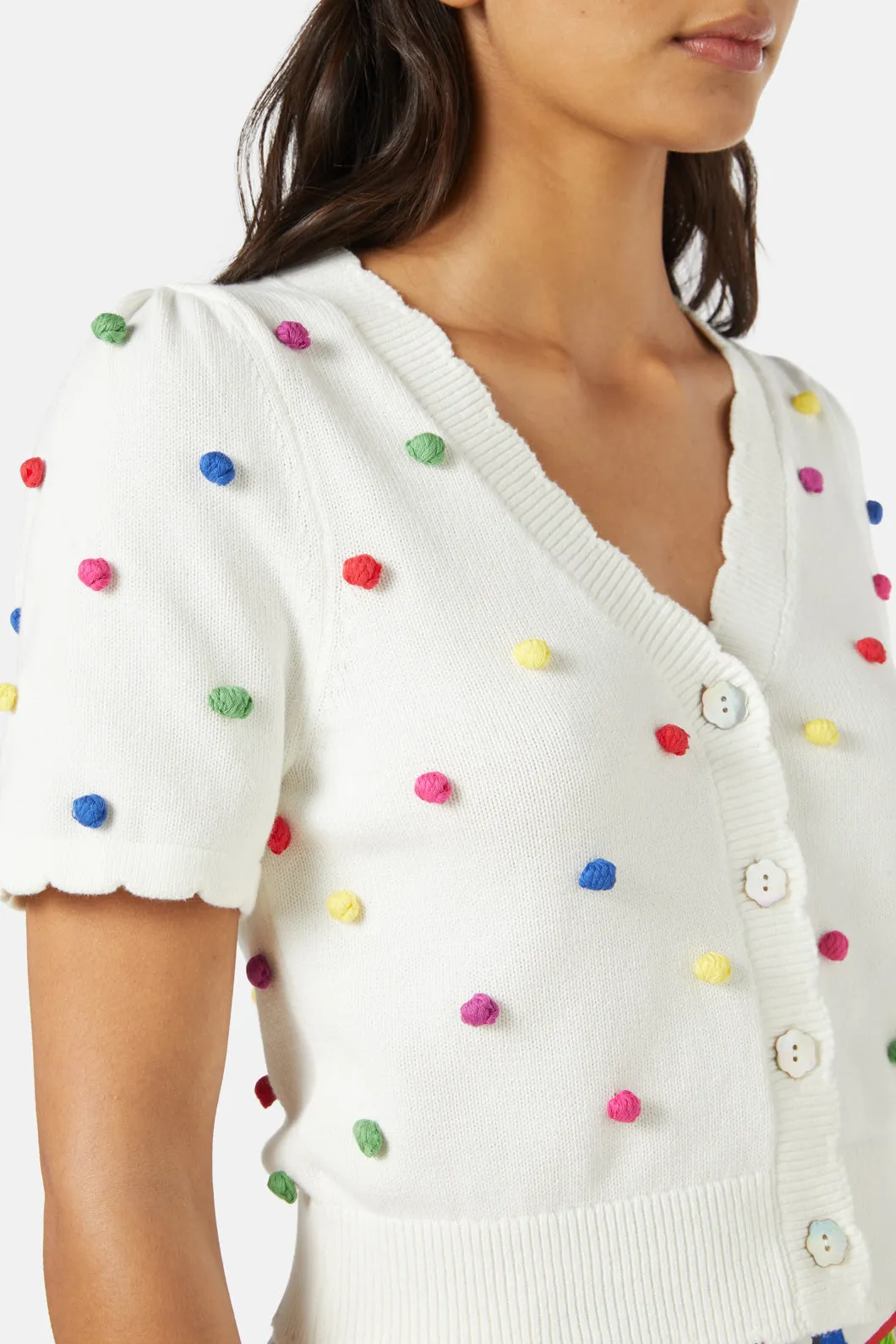 Spotty Summer Cardigan