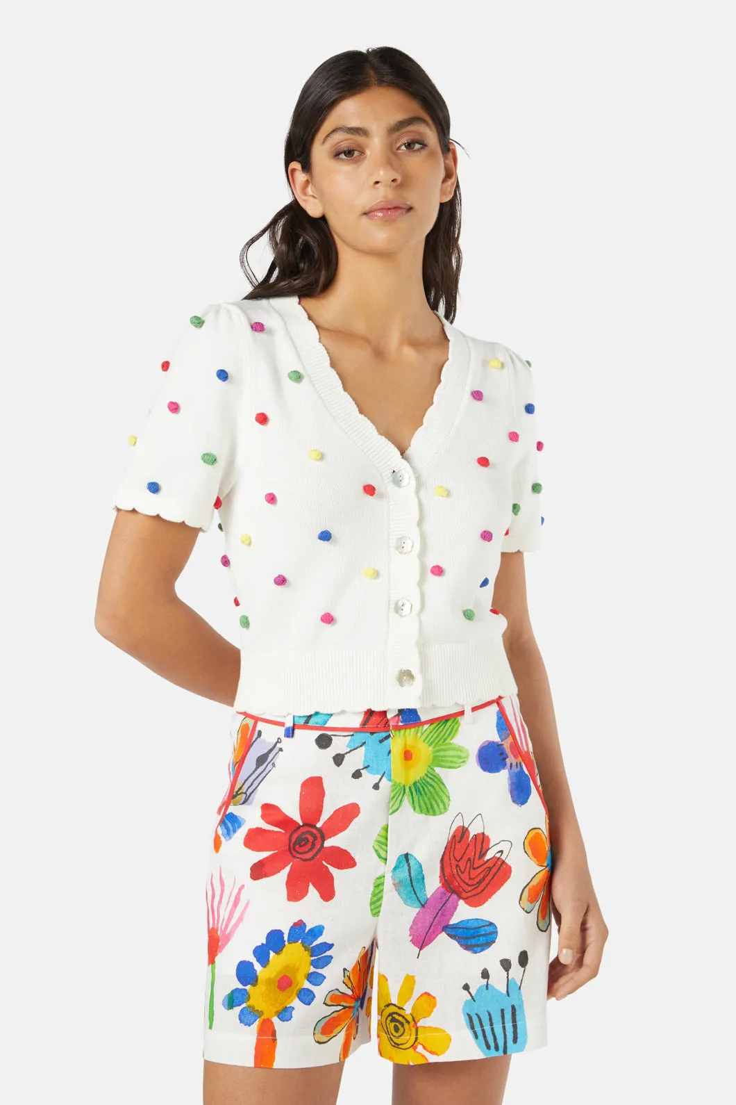 Spotty Summer Cardigan