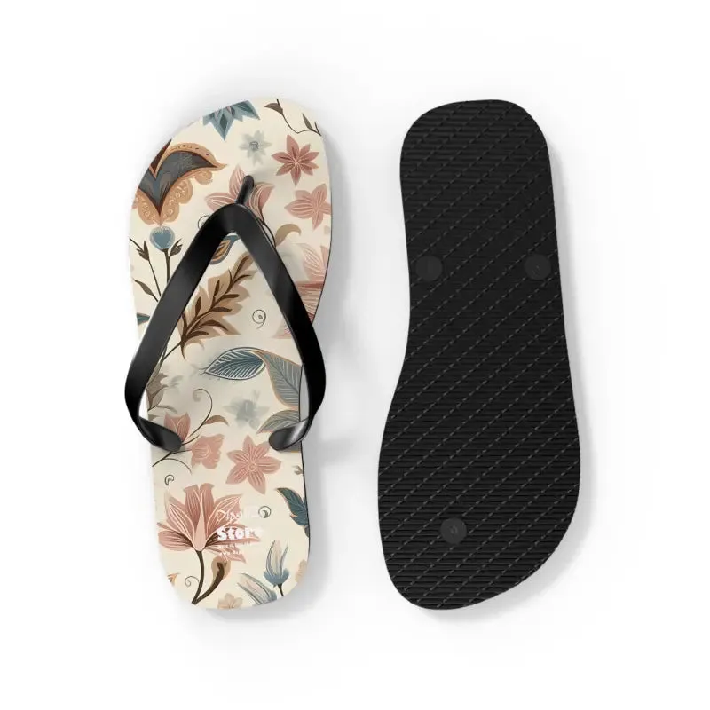 Summer Vibes Pastel Floral Flair Unisex Flip Flops