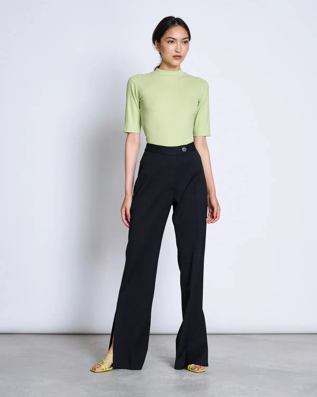 t-shirt - nina - matcha