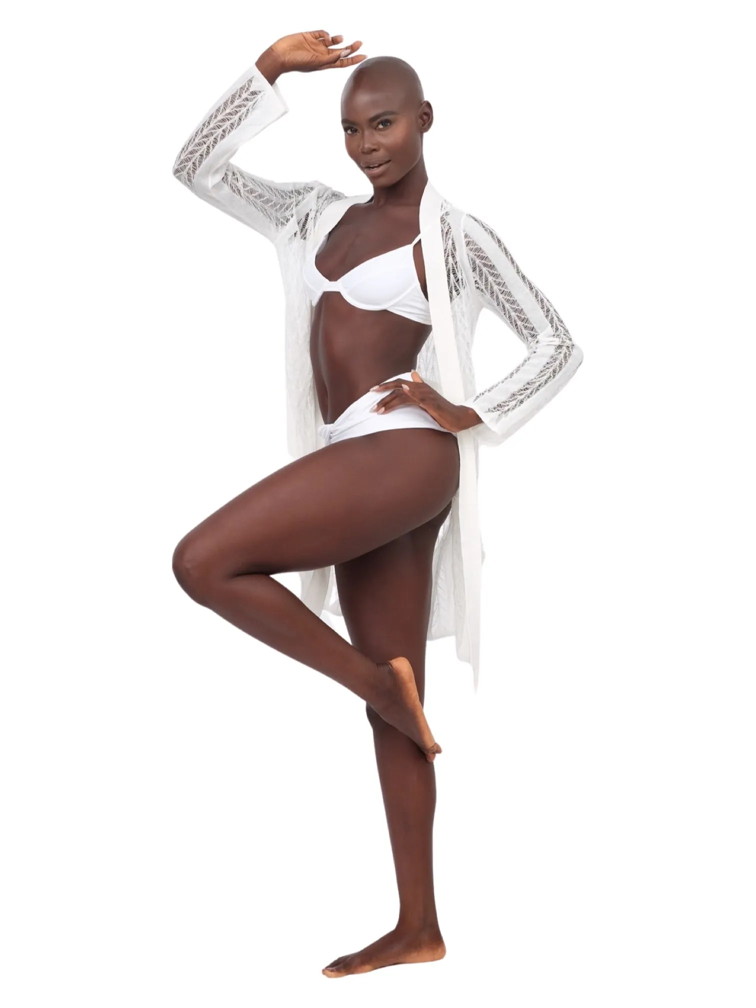 White Knit Summer Cardigan
