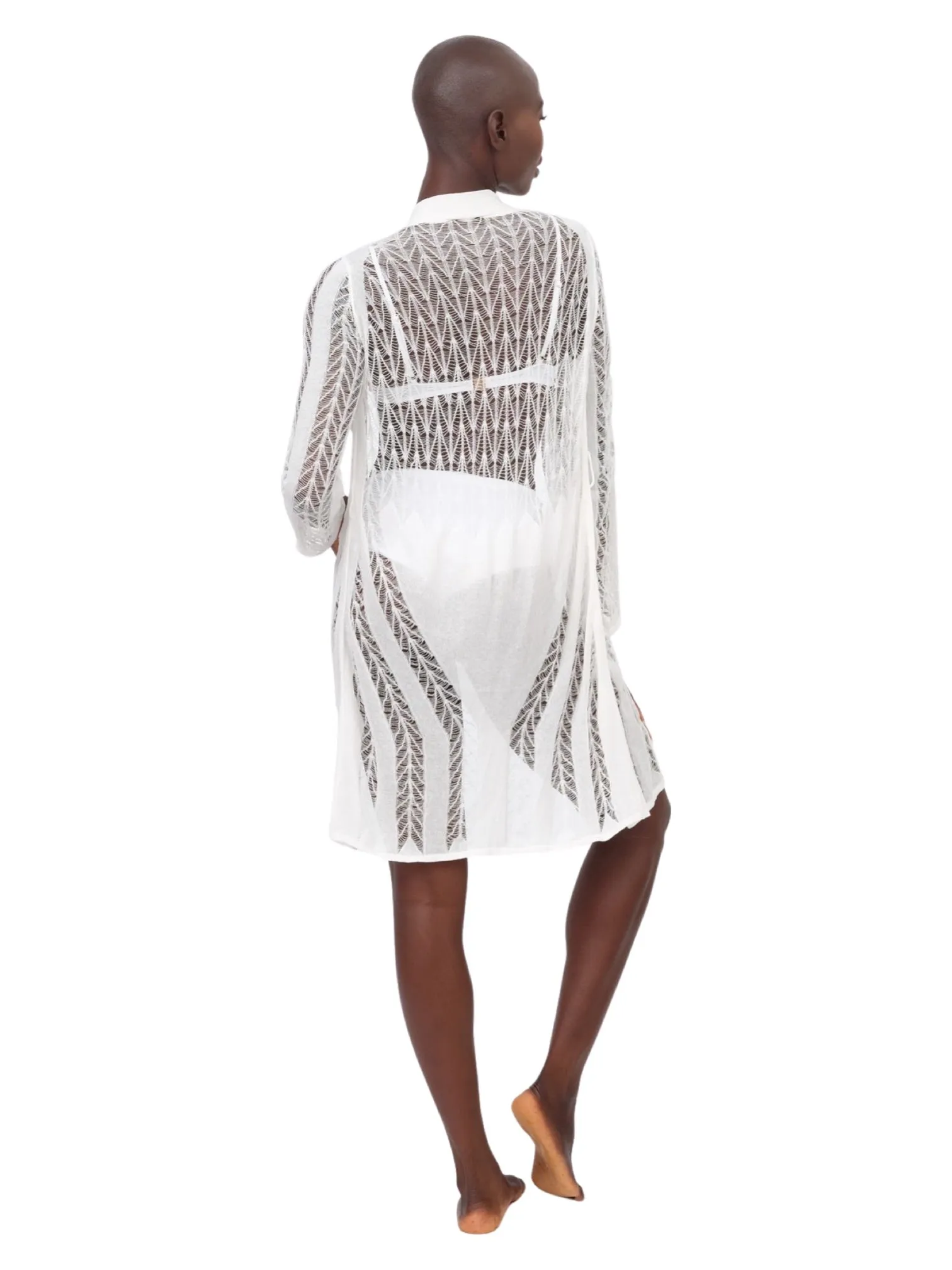 White Knit Summer Cardigan